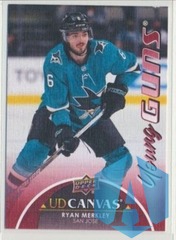 2021-22 Upper Deck Extended Canvas Young Guns C372 Ryan Merkley San Jose Sharks